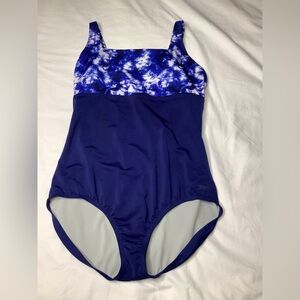 Women’s Speedo Blue One Piece Swimsuit
